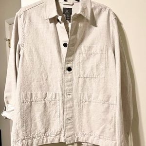 NWT H&M Linen Work Shirt
